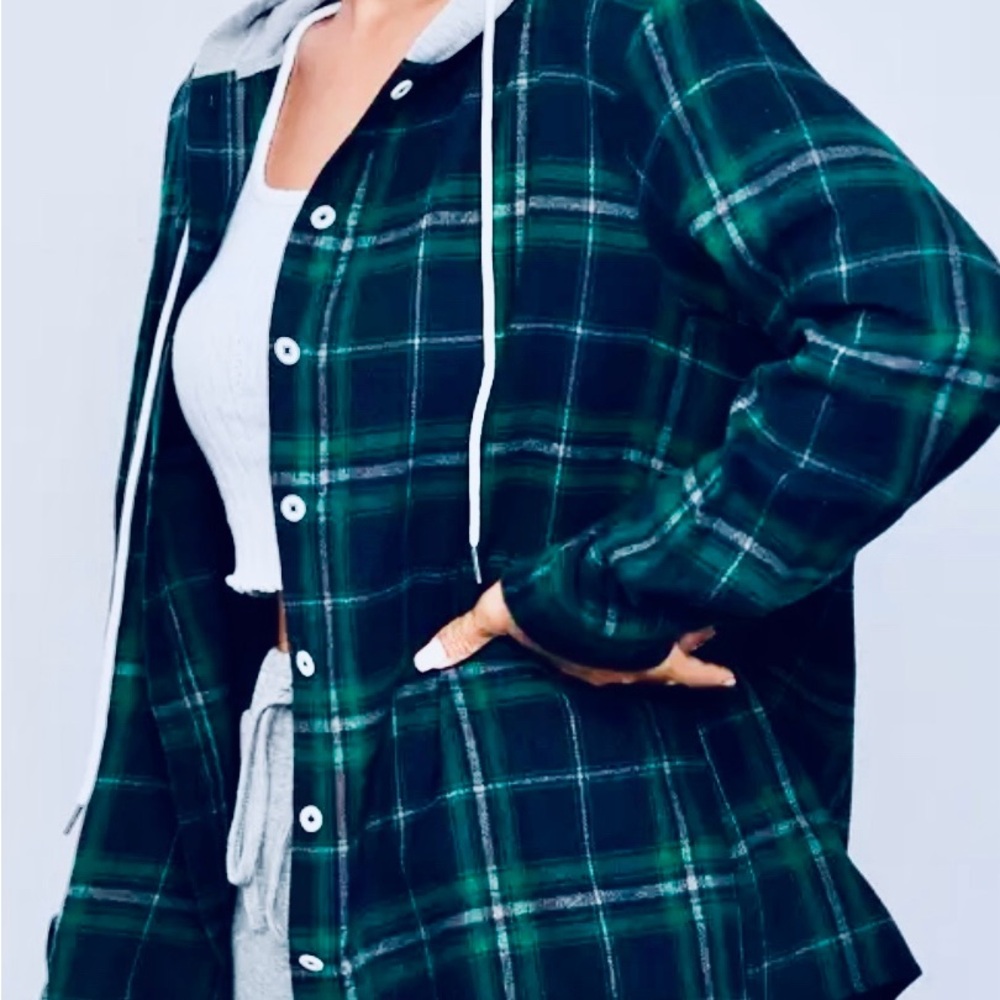 Plaid Green Jacket